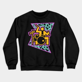 Rad 90s Drummer Crewneck Sweatshirt